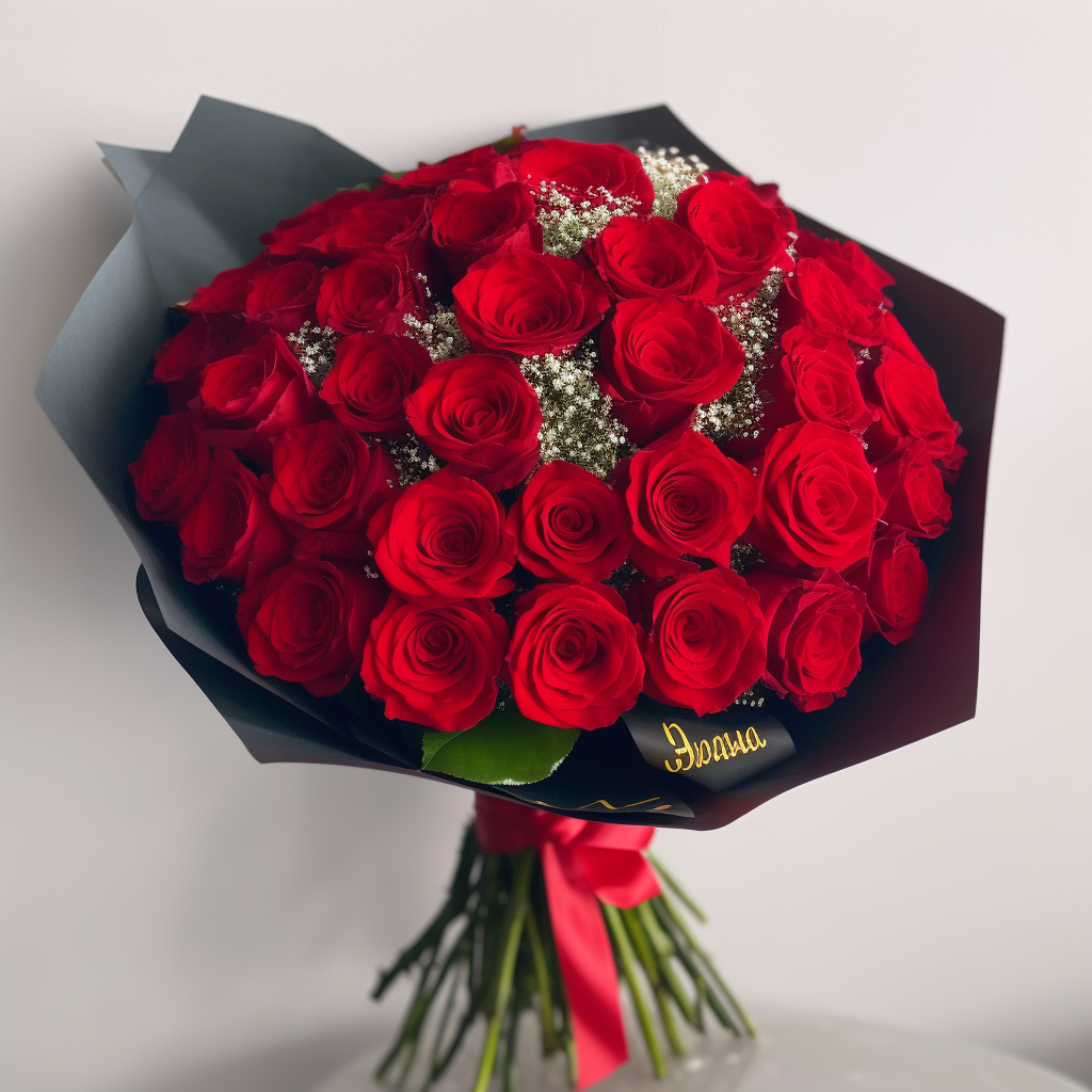 ramo de 80 rosas rojas